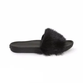 UGG Royale Black Slippers