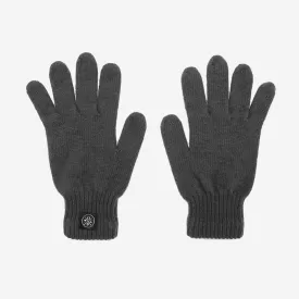 Wool Full Finger Gloves - Grey