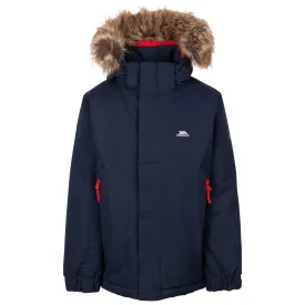 Wyald Kids Casual Waterproof Padded Jacket in Navy